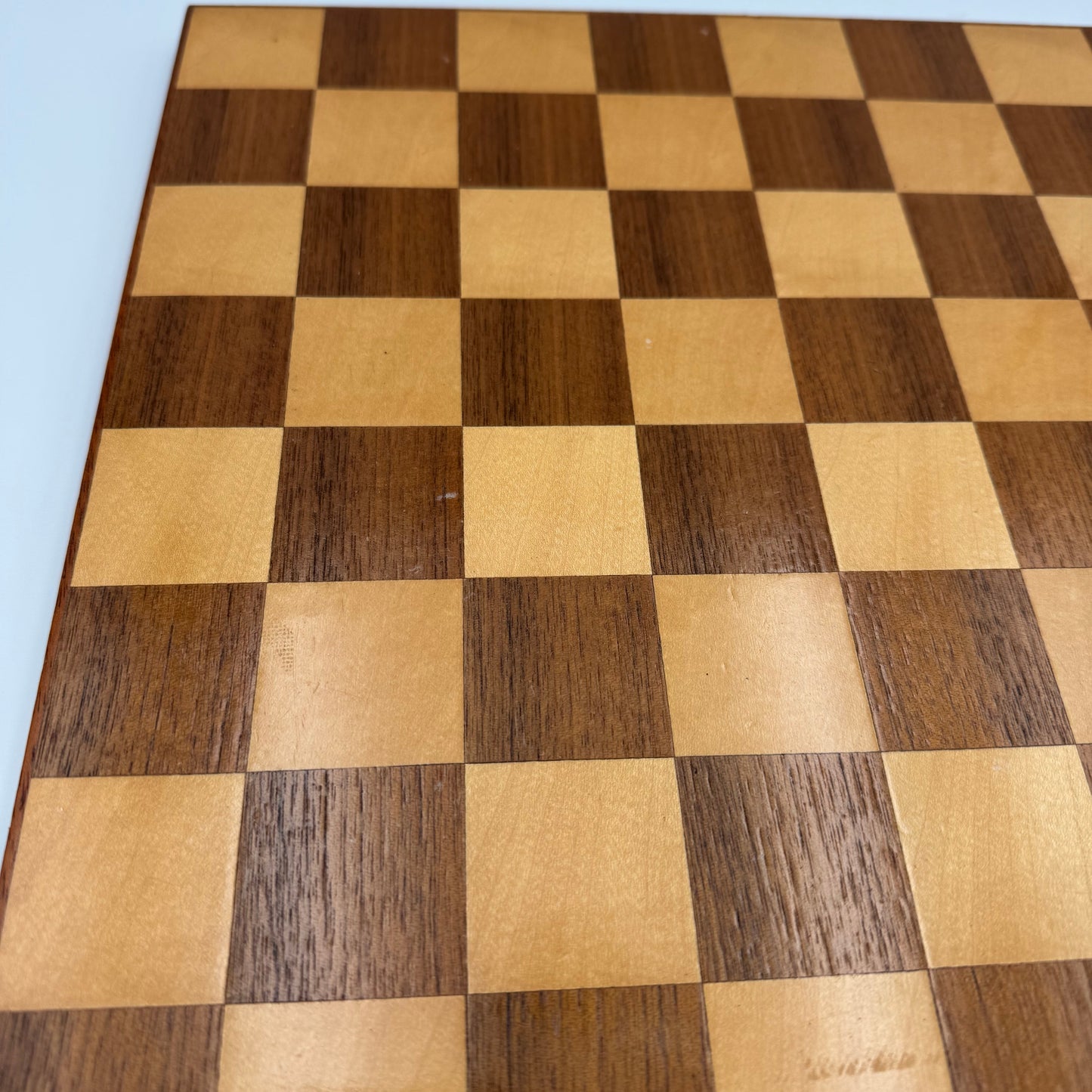 11.5" square oak chess board