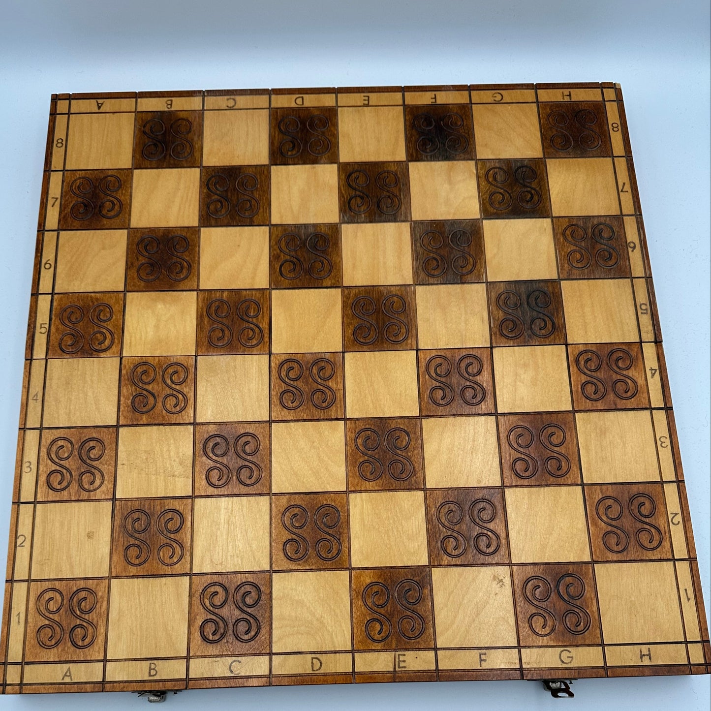 1990s Soviet handmade chess set