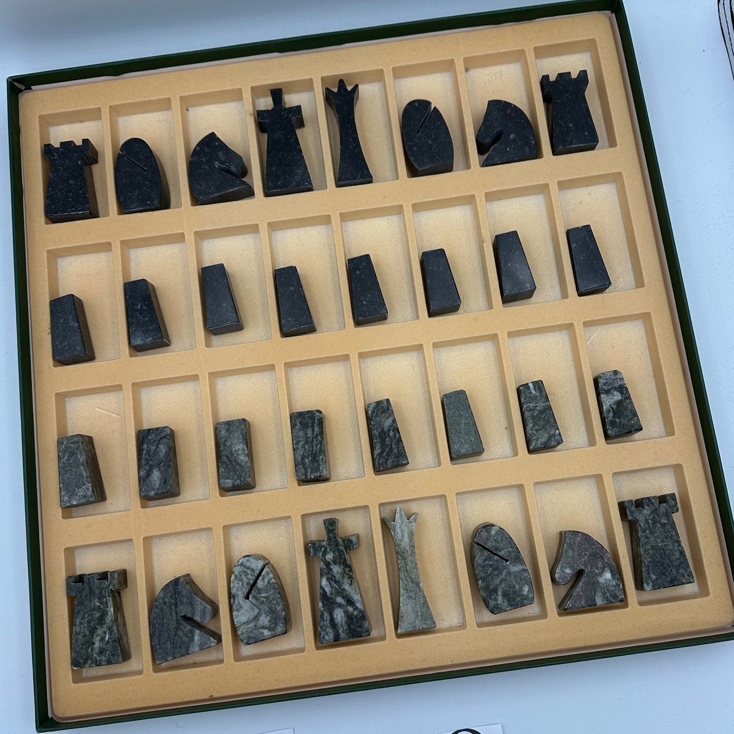 Connemara marble chess set