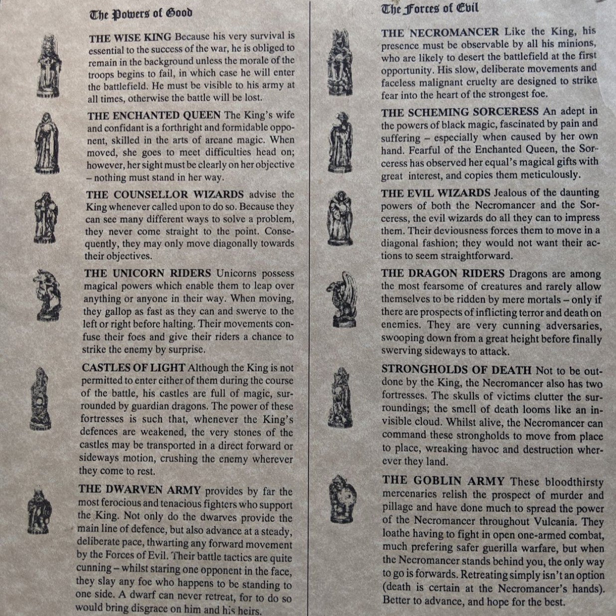 1993 Tudor Mint Magic Crystal chess set (no board)