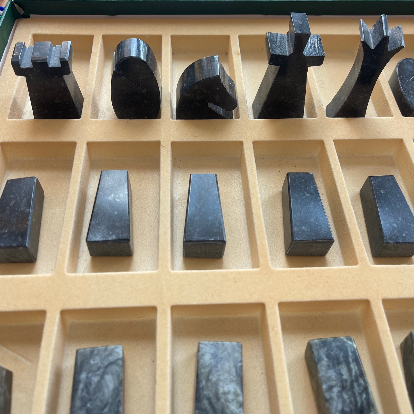 Connemara marble chess set