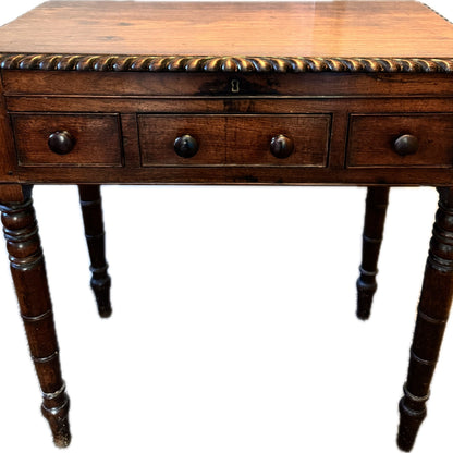 William IV rosewood games table
