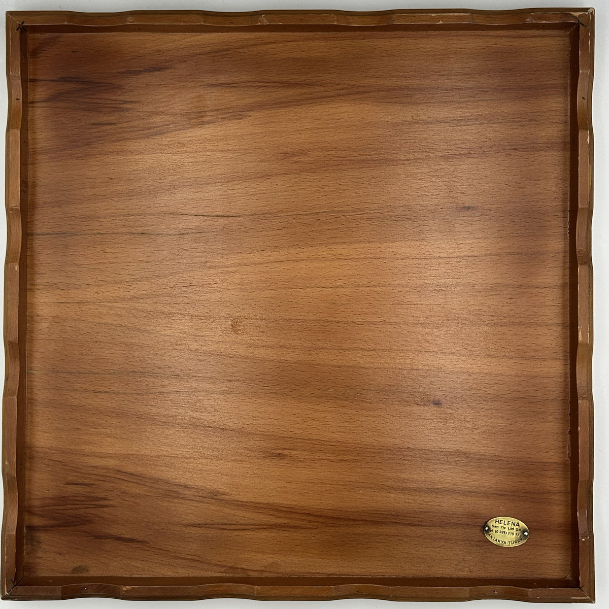 Vintage Helena marquetry wooden chess board with Crusades chess set