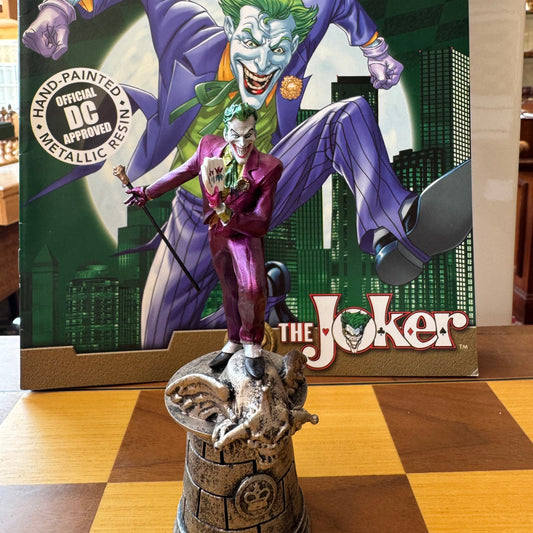 Highly collectible Eaglemoss DC Batman chess pieces with comic magazines