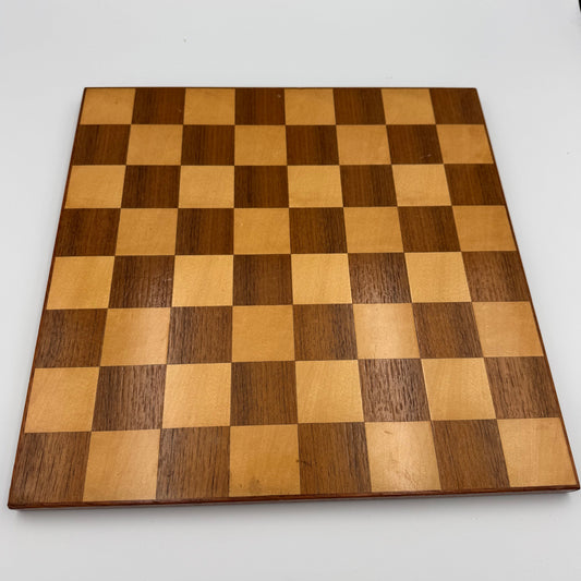 11.5" square oak chess board