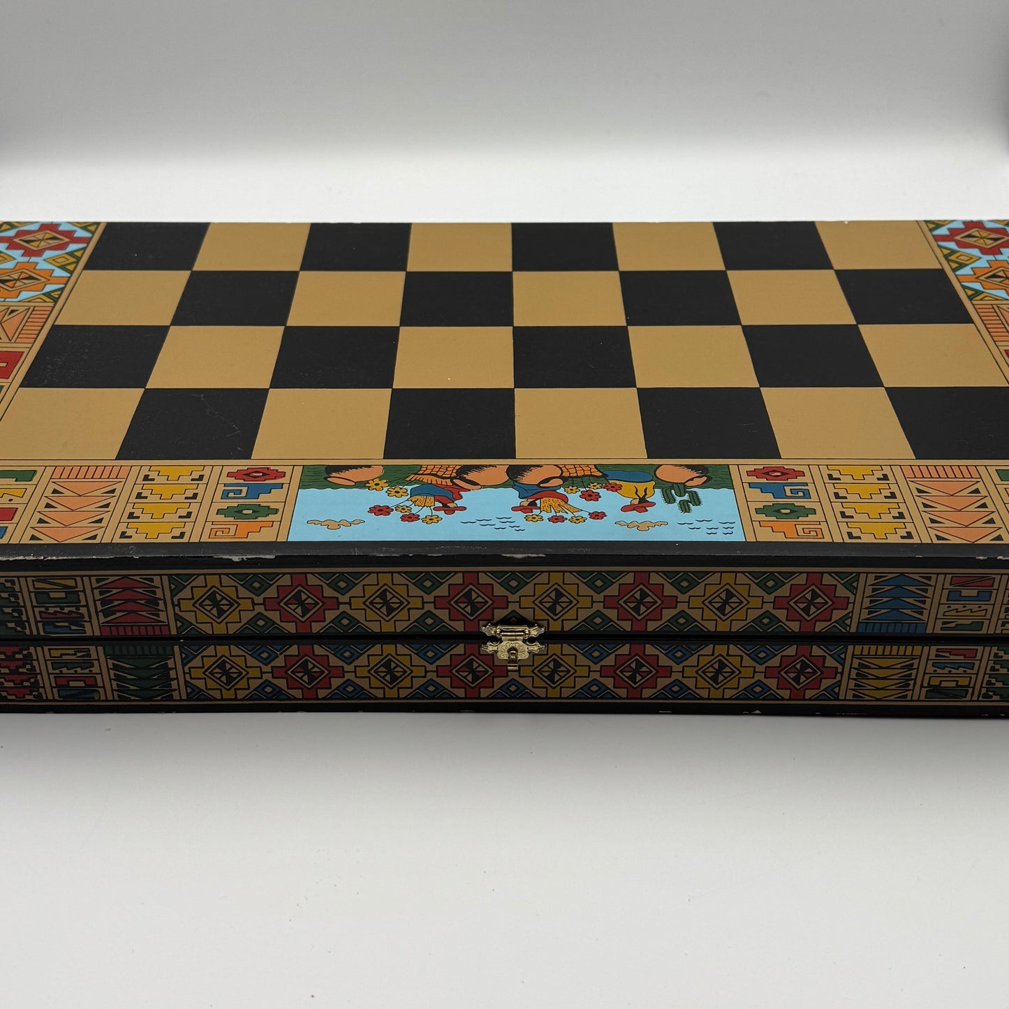 Vintage Peruvian chess set