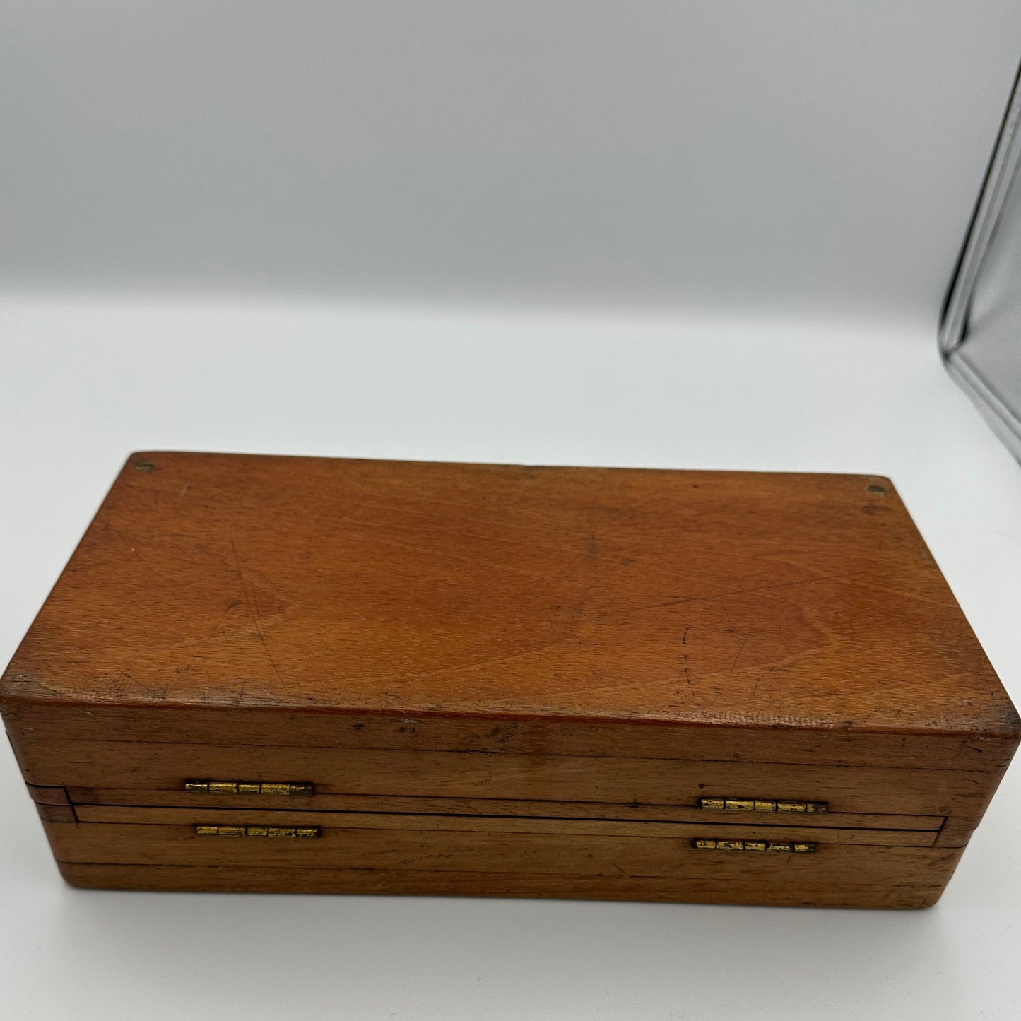 Larger size antique folding 'Whittington Pattern' travel chess set c1890