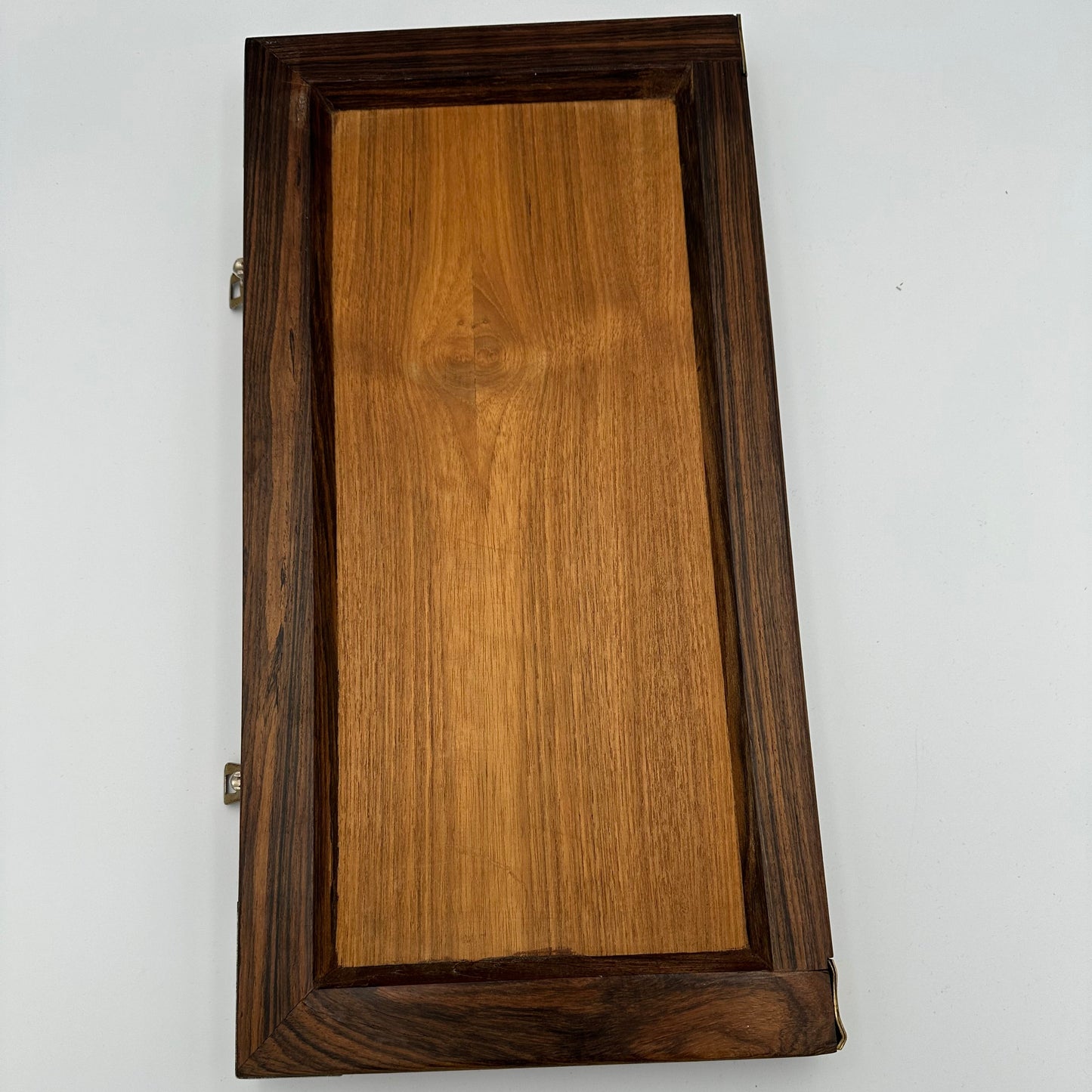 Vintage 16" folding wooden chess board