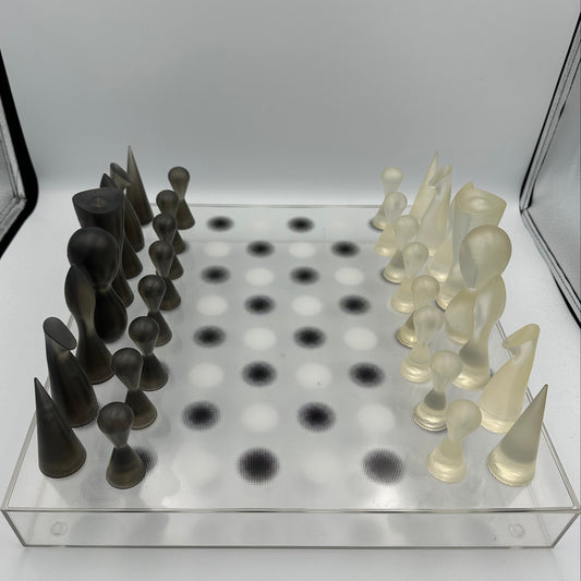 Rare - 2001 Karim Rashid designer chess set and board