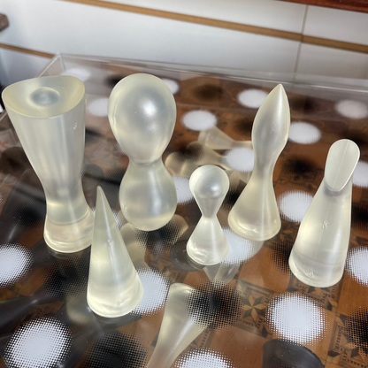 Rare - 2001 Karim Rashid designer chess set and board