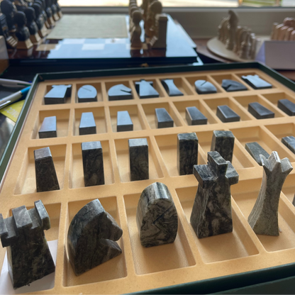 Connemara marble chess set