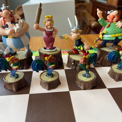 Rare Vintage Plastoy Asterix chess set 2009