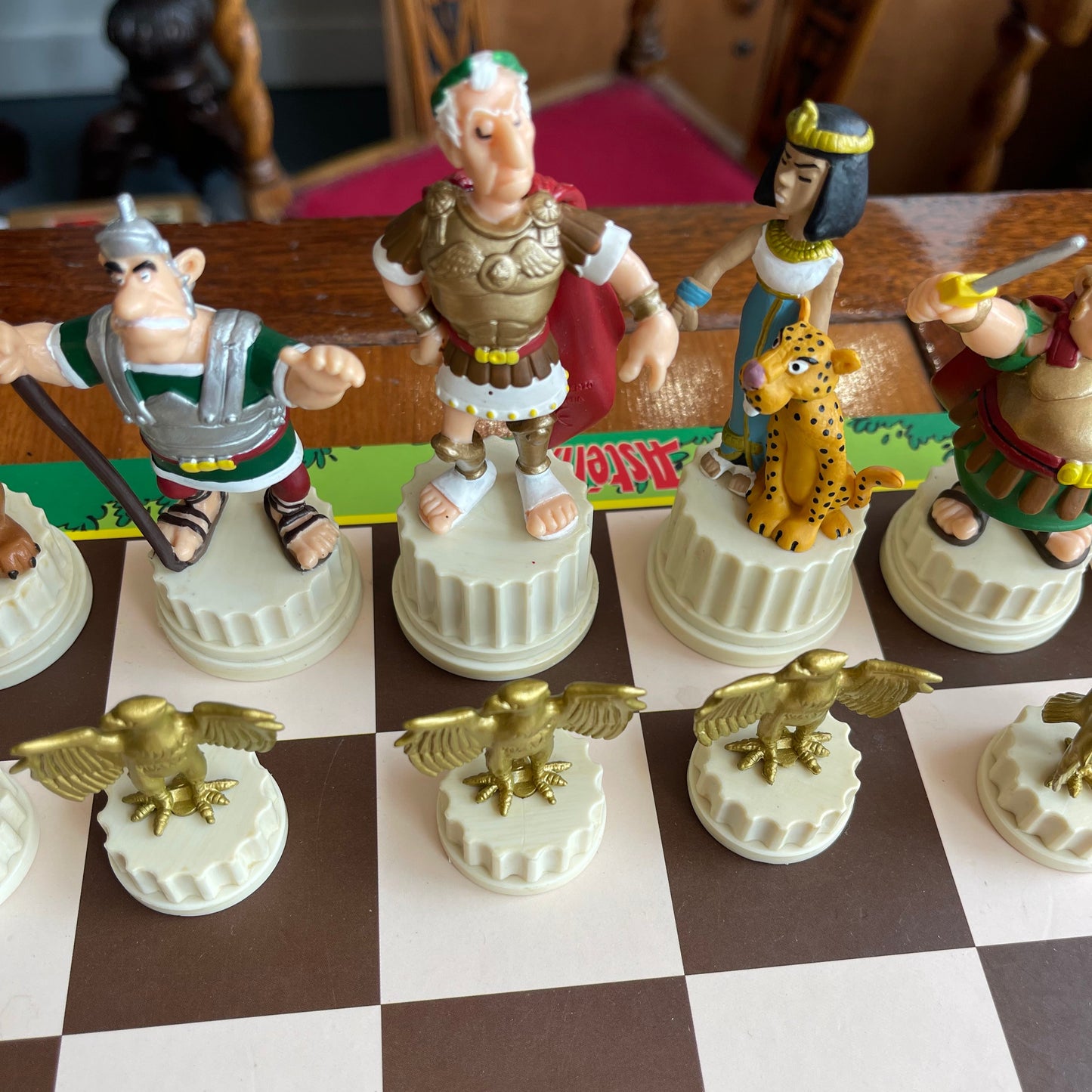Rare Vintage Plastoy Asterix chess set 2009