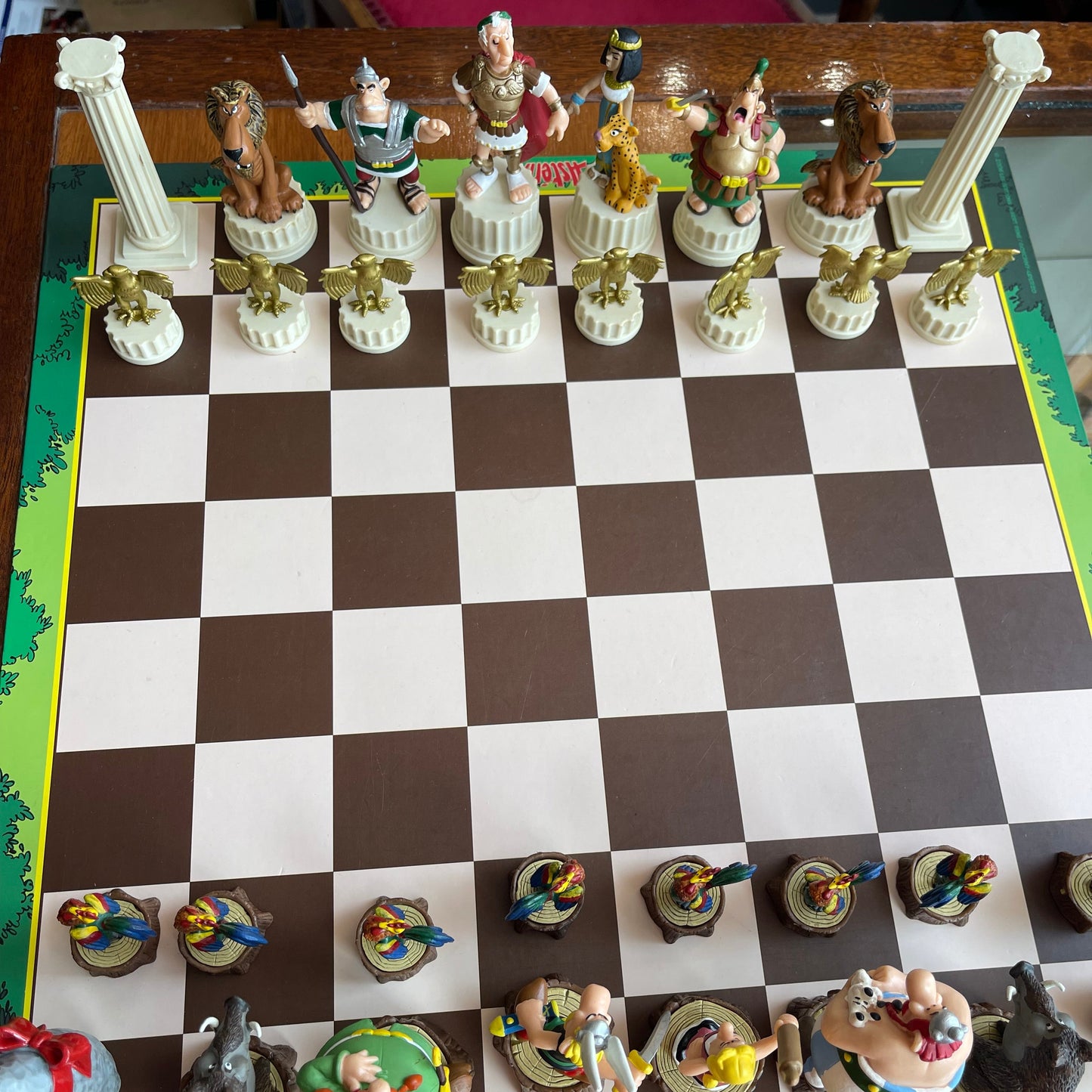 Rare Vintage Plastoy Asterix chess set 2009