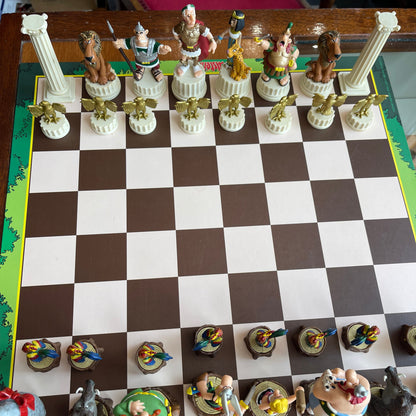 Rare Vintage Plastoy Asterix chess set 2009