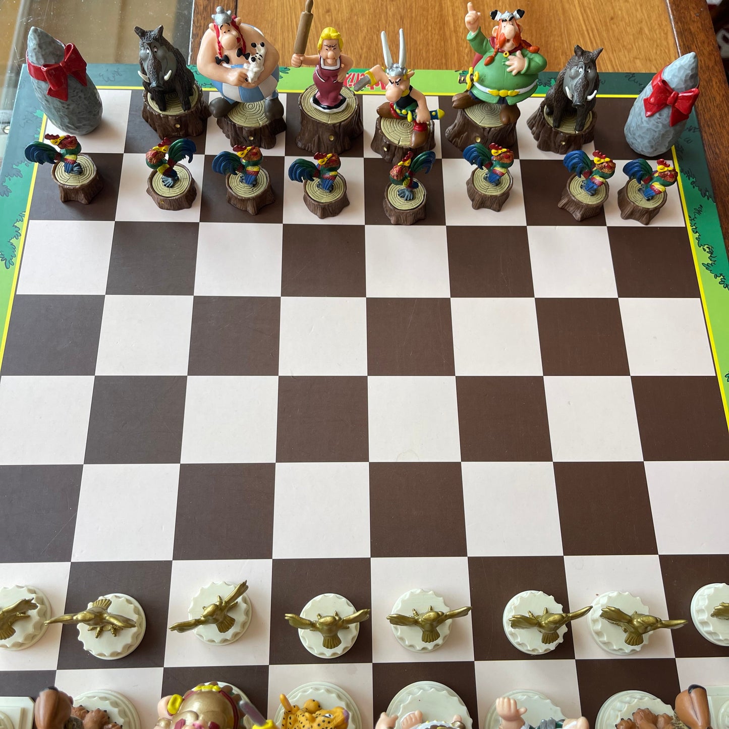 Rare Vintage Plastoy Asterix chess set 2009