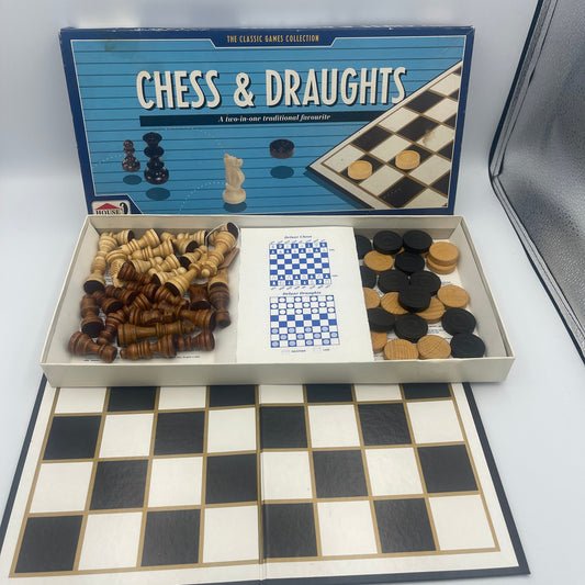 1980s House Martin chess and draughts set