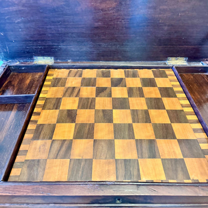 William IV rosewood games table