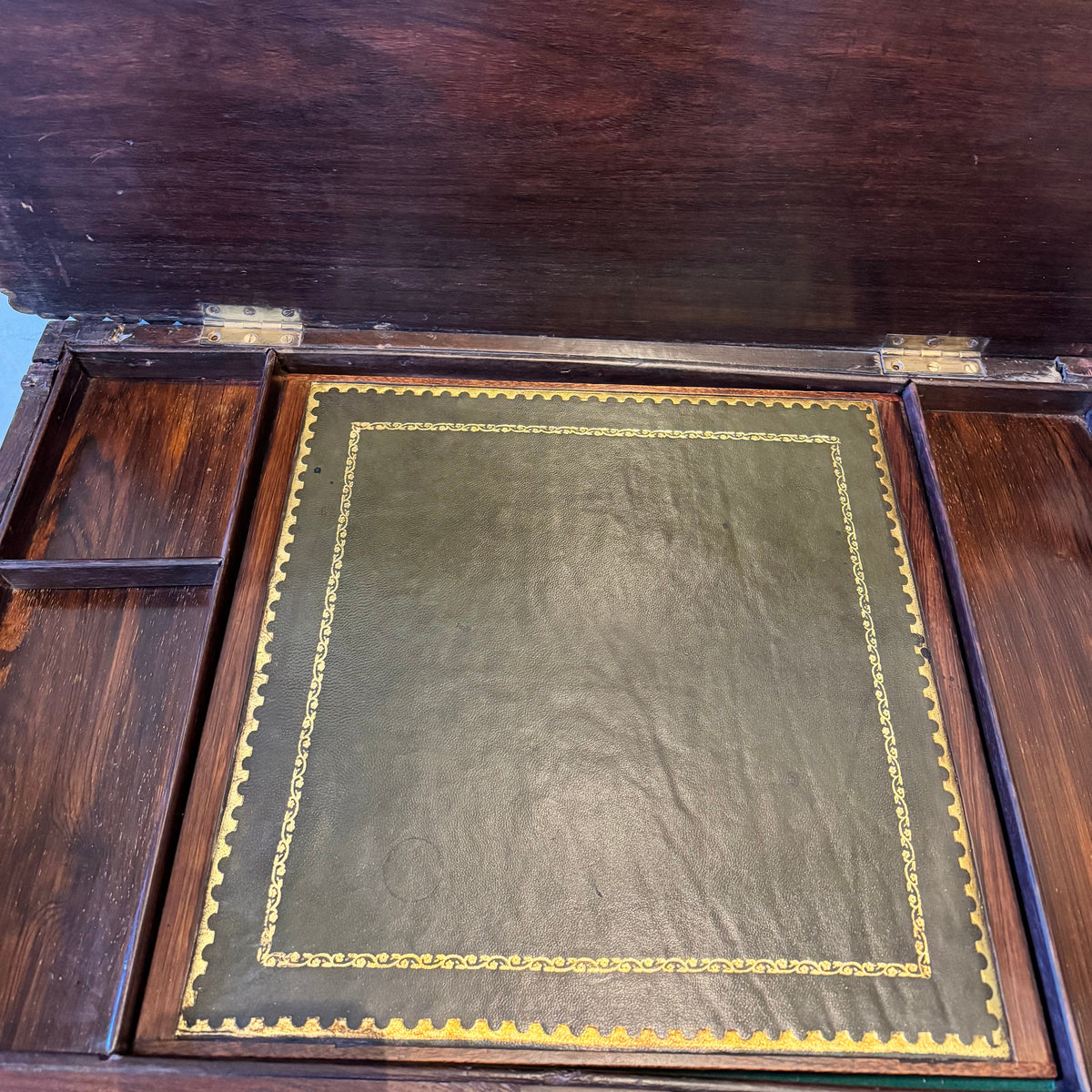 William IV rosewood games table