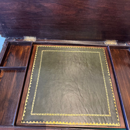 William IV rosewood games table