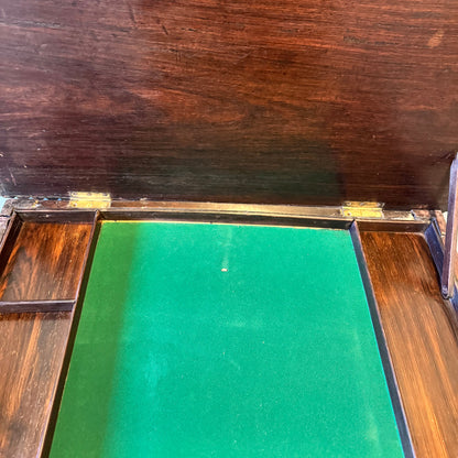 William IV rosewood games table