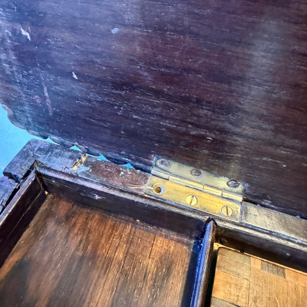 William IV rosewood games table