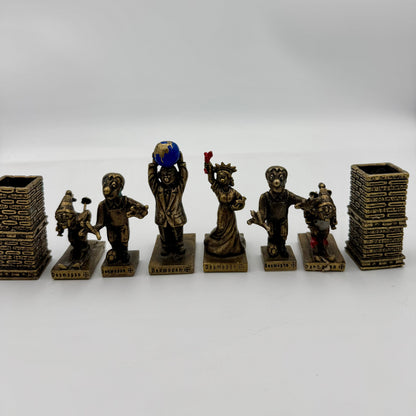 Vintage 1970s Bayer Desmopan chess set