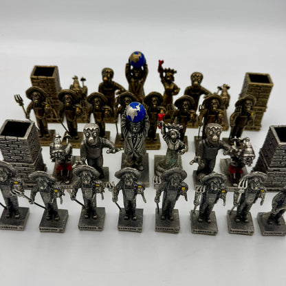 Vintage 1970s Bayer Desmopan chess set