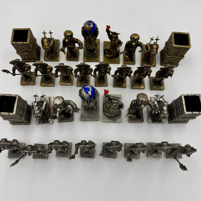 Vintage 1970s Bayer Desmopan chess set