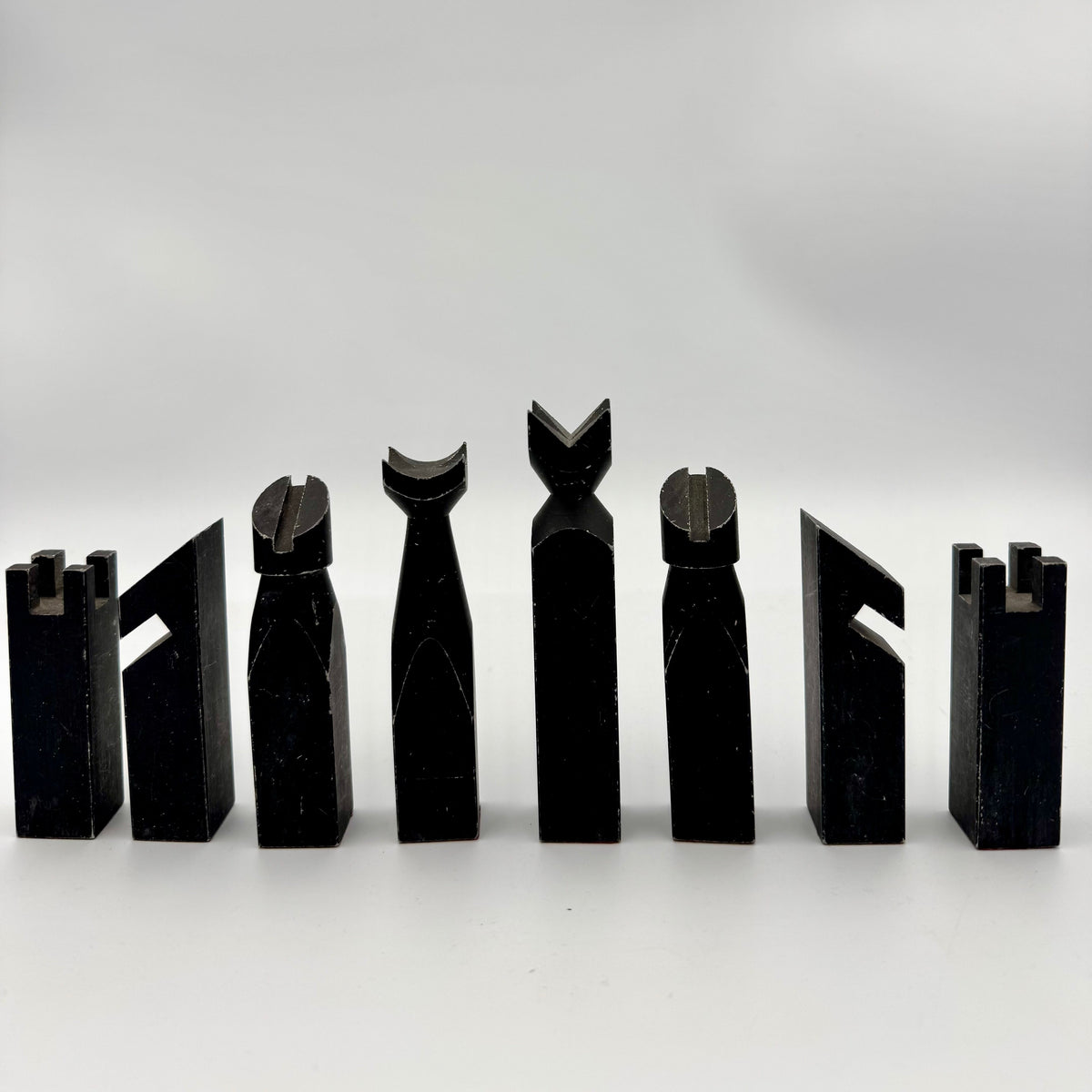 1980's Studio Anne Carlton "Satellite Minimalist" chess set