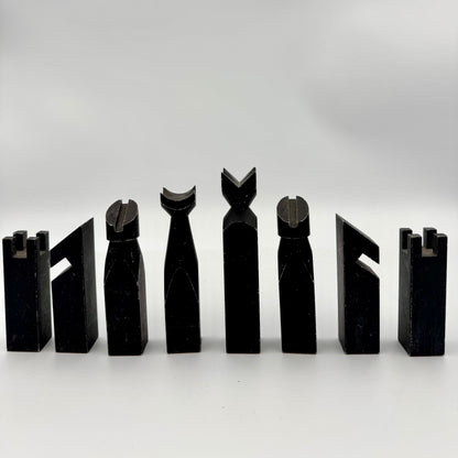 1980's Studio Anne Carlton "Satellite Minimalist" chess set