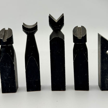 1980's Studio Anne Carlton "Satellite Minimalist" chess set