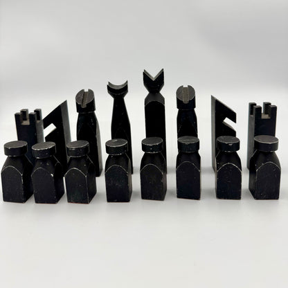 1980's Studio Anne Carlton "Satellite Minimalist" chess set