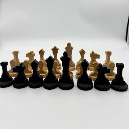 An Extremely Rare and Undocumented A.G. Spalding & Bros. Ltd. Prototype Minimalist Chess Set, Circa 1920s–1930s