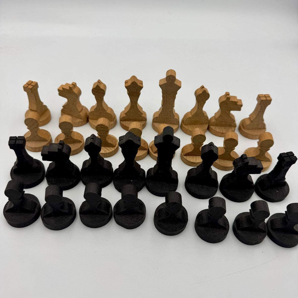 An Extremely Rare and Undocumented A.G. Spalding & Bros. Ltd. Prototype Minimalist Chess Set, Circa 1920s–1930s
