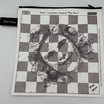 5asideCHESS Mother Board bag set with pieces and table talker