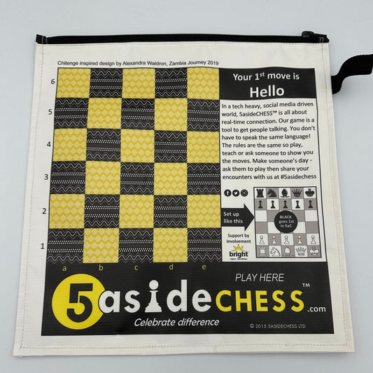 Chitenge inspired limited edition 5asideCHESS board bag set